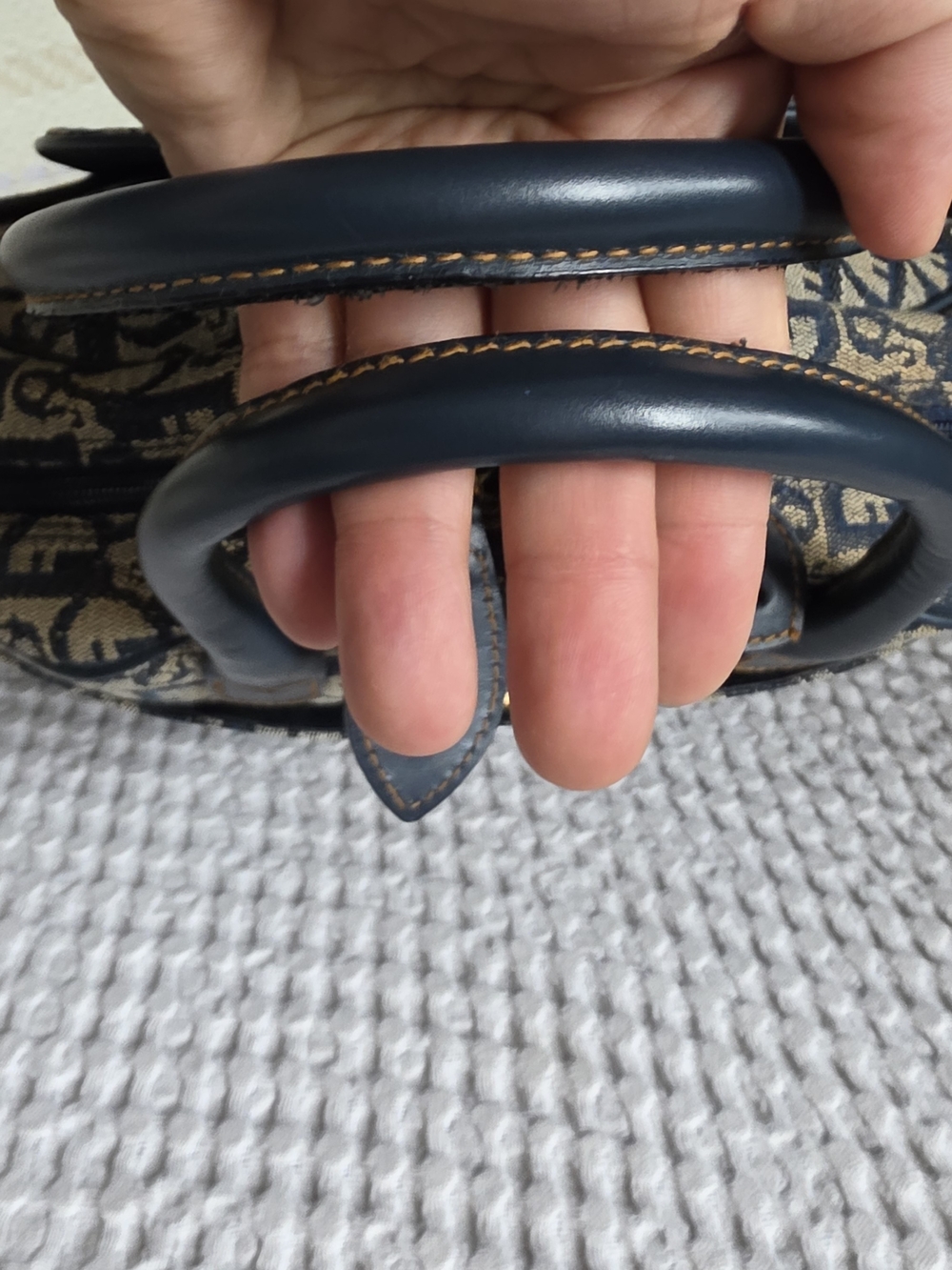 Christian Dior Vintage Double Saddle Bowler Bag - Picture 12 of 15
